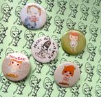 Yoshitomo Nara 44MM Button Pin Can Badge Broche set, Verzamelen, Speldjes, Pins en Buttons, Verzenden, Nieuw, Overige onderwerpen
