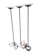 Arteluce Jill vloerlampen, jaren 70 - set van 3, Ophalen, Gebruikt, Vintage, Glas