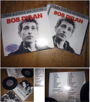 cd Bob Dylan "Mono & Stereo" Debut Album 1962 + 2x Bonus  beschikbaar voor biedingen