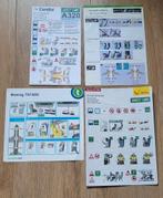 Safety Cards: Condor, Transavia, Brussels, TUIfl, Verzamelen, Luchtvaart en Vliegtuigspotten, Ophalen of Verzenden