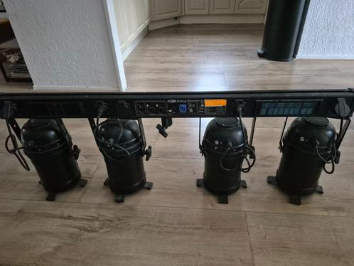 2x Showtec par 64 lichtbalk, Muziek en Instrumenten, Licht en Laser, Gebruikt, Licht, Geluidgestuurd, Kleur, Ophalen