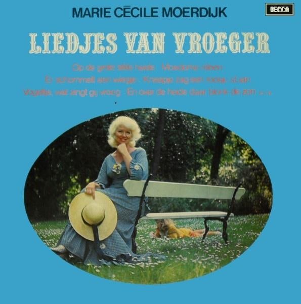 LP Marie-Cecile Moerdijk – Liedjes Van Vroeger, Cd's en Dvd's, Vinyl | Nederlandstalig, Ophalen of Verzenden, Gebruikt, 12 inch