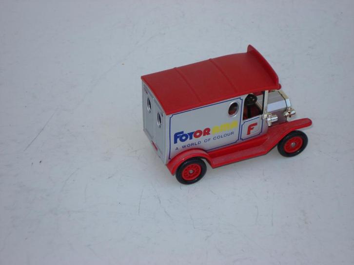 modelauto met reclame van fotorama, Hobby en Vrije tijd, Modelauto's | 1:43, Zo goed als nieuw, Auto, Overige merken, Ophalen of Verzenden