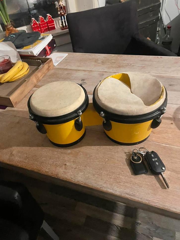 Bongo 6/7 inch trommel, Muziek en Instrumenten, Drumstellen en Slagwerk, Gebruikt, Ophalen
