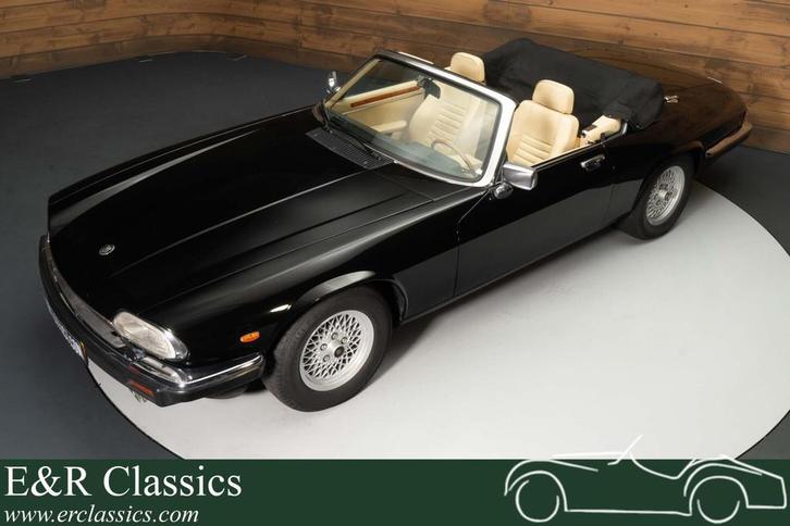 Jaguar XJS Cabriolet | Europese auto | Full options | 1989, Auto's, Oldtimers, Bedrijf, Te koop, Lederen bekleding, Open dak, Jaguar