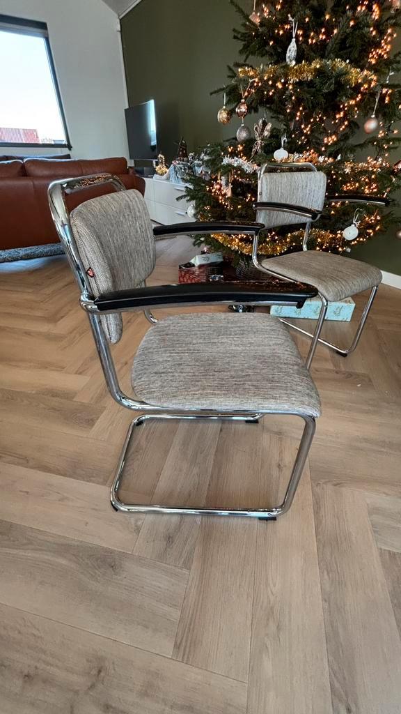 6x Dutch Originals Gispen 201 stoelen – designklassiekers, Huis en Inrichting, Stoelen, Gebruikt, Vijf, Zes of meer stoelen, Overige kleuren