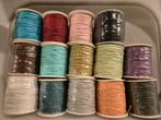 Waxkoord 1mm - 91 meter per rol, Ophalen of Verzenden, Nieuw, Draad