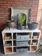 Gietijzeren potten hekseketel, Tuin en Terras, Ophalen, Rond, Metaal, Minder dan 25 cm