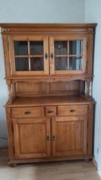Buffetkast met glazen deurtjes, Huis en Inrichting, Kasten | Buffetkasten, Ophalen, Gebruikt, 100 tot 150 cm, Glas