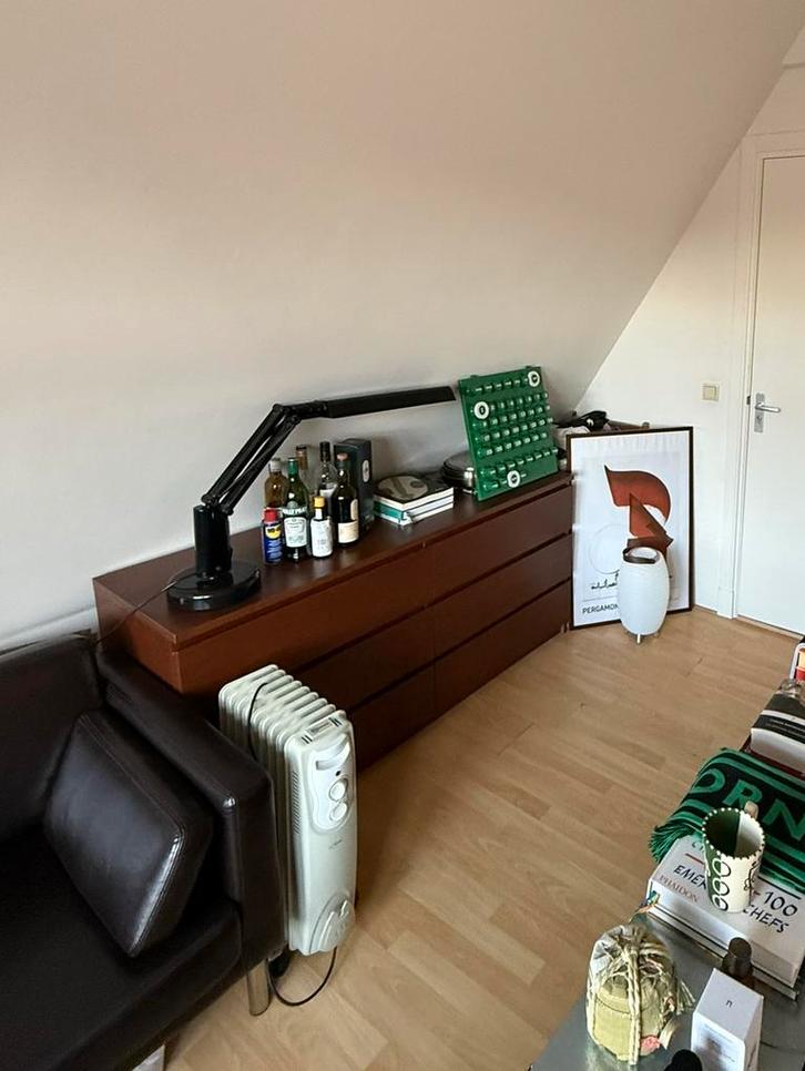 Massief houten ladekast - Bruin, Huis en Inrichting, Kasten | Ladekasten, Zo goed als nieuw, Minder dan 100 cm, 150 tot 200 cm