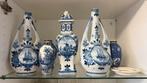 Delfts Blauw Vaas Set + Asbak, Antiek en Kunst, Ophalen