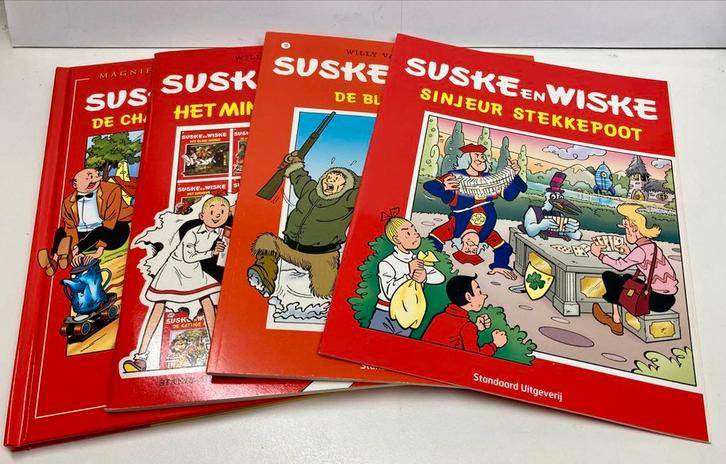 Suske en Wiske; lot van 4, Verzamelen, Stripfiguren, Zo goed als nieuw, Boek of Spel, Suske en Wiske, Ophalen of Verzenden