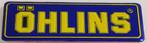 Ohlins aluminium plaatje #2, Verzenden