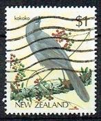 New Zealand Vogel, Verzenden, Gestempeld, Dier of Natuur