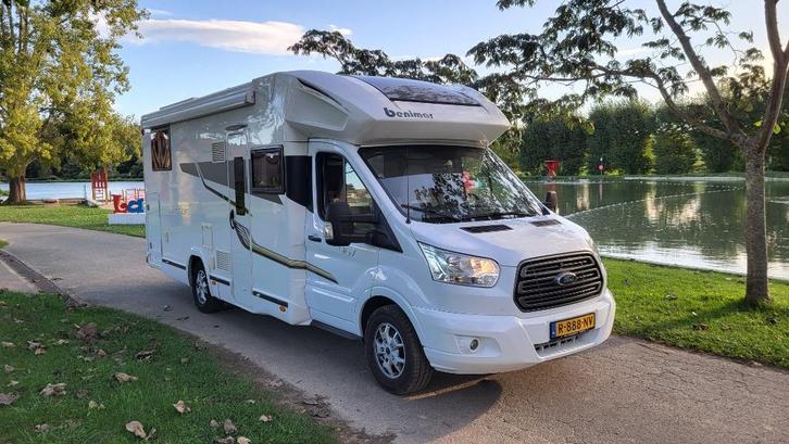 Benimar Tessoro 467 ENKELE BEDDEN HEFBED FACE TO FACE OVEN, Caravans en Kamperen, Campers, Particulier, tot en met 4, Half-integraal