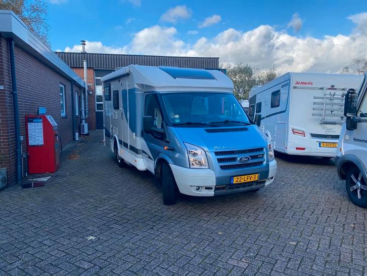 Dehtleffs globevan bj 2008 airco en maxxfan, Caravans en Kamperen, Campers, Particulier, tot en met 2, Half-integraal, Dethleffs