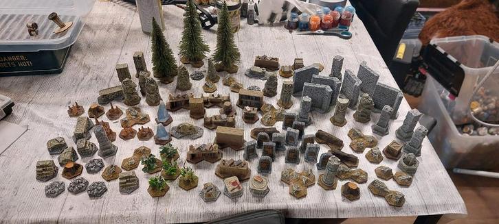 Grote Set Gloomhaven Terrein, Hobby en Vrije tijd, Gezelschapsspellen | Bordspellen, Zo goed als nieuw, Ophalen of Verzenden