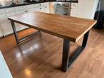 Eleonora eettafel mangohout met staal 200cm x 100cm, Huis en Inrichting, Tafels | Eettafels, 50 tot 100 cm, Industrieel, 150 tot 200 cm