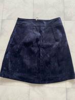 Marine blauwe velours rok - maat 34/36, Kleding | Dames, Rokken, Blauw, Ophalen of Verzenden, Zo goed als nieuw, Maat 36 (S)