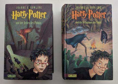 Harry Potter Duitse Uitgaven Hardcovers - Deel 5 en deel 7, Verzamelen, Harry Potter, Zo goed als nieuw, Boek of Poster, Ophalen of Verzenden