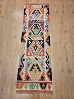 Handgeweven oosterse wollen kelim loper 202x62, Info@SlatsAntiek.nl, Vof Slats Antiek, Rechthoekig, Herenstraat 31 leiden
