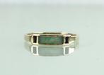 Gouden ring met jade, Ophalen of Verzenden, Goud, Ring, Met edelsteen