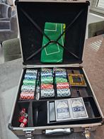 Pokerset / blackjackset 600 fiches incl aluminium koffer, Hobby en Vrije tijd, Vijf spelers of meer, Ophalen of Verzenden, Nieuw