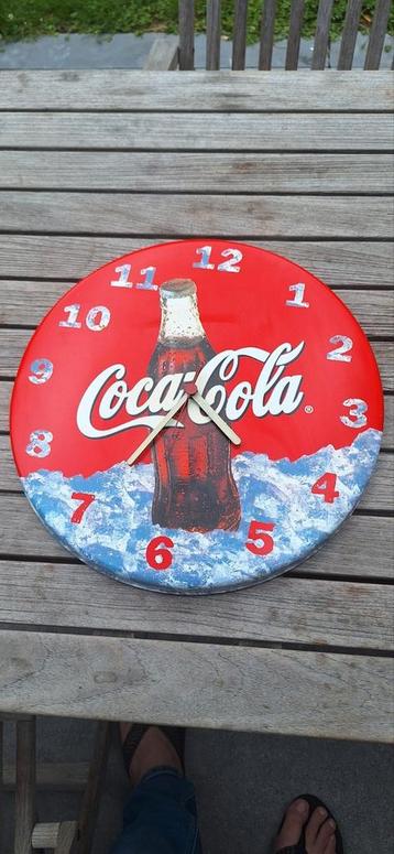 Coca-Cola retro vintage wandklok in perfecte staat! beschikbaar voor biedingen