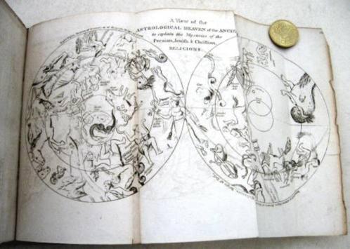 Ruins Survey Revolutions of Empires 1811 Astrologische plaat, Antiek en Kunst, Antiek | Boeken en Bijbels, Ophalen of Verzenden