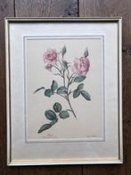 Oude lijst met rood. 40,5x32, Ophalen of Verzenden