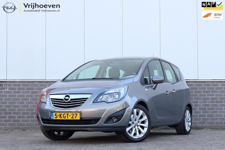 Opel Meriva 1.4 Turbo Cosmo Stuurverwarming Trekhaak, Auto's, Opel, Bedrijf, Te koop, Meriva, ABS, Airbags, Airconditioning, Boordcomputer