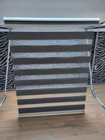 Duo rolgordijn Taupe/grijs, 145x84cm, in cassette. Als nieuw, Ophalen, Zo goed als nieuw, Grijs, 150 tot 200 cm