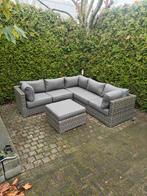 Luxe loungeset, Tuin en Terras, Ophalen, 5 zitplaatsen, Bank, Zo goed als nieuw