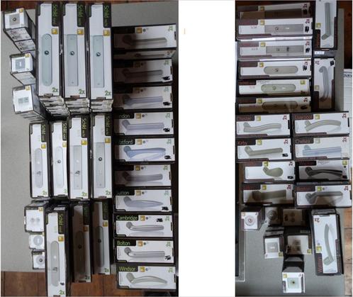 Impresso deurbeslag - aluminium & rvs, Doe-het-zelf en Verbouw, Hang- en Sluitwerk, Nieuw, Klink of Kruk, Ophalen of Verzenden