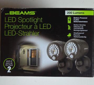 Mr Beams LED Spotlight - 2 stuks - Nieuw beschikbaar voor biedingen