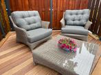 4 Seasons outdoor relax fauteuils + tafel in perfecte staat, Tuin en Terras, Tuinsets en Loungesets, 2 zitplaatsen, Bijzettafel