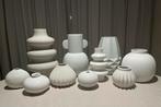 10 x witte vaas, Huis en Inrichting, Woonaccessoires | Vazen, Ophalen, Wit, Aardewerk of Porselein, Zo goed als nieuw