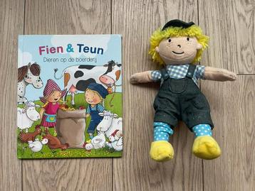 Fien & Teun Dieren op de Boerderij met knuffel Teun beschikbaar voor biedingen