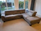 Hoekbank leer, Huis en Inrichting, Banken | Bankstellen, Ophalen, 250 tot 300 cm, Gebruikt, Hoekbank