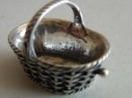 Miniatuur zilver EH5 mandje zilveren miniaturen, Antiek en Kunst, Ophalen of Verzenden, Zilver