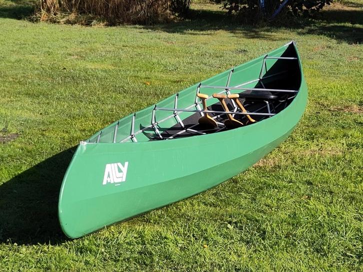 Ally 18 DR Vouwkano, Watersport en Boten, Kano's, Zo goed als nieuw, Canadese kano of Open kano, Drie personen of meer, Met peddels
