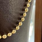 14k gouden ketting kralenketting balletjes schakel, Sieraden, Tassen en Uiterlijk, Kettingen, Ophalen of Verzenden