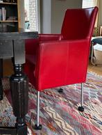 8 Leren kuipstoelen bijvoorbeeld voor eetkamer, Antiek en Kunst, Ophalen