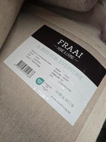 Fraai Home & Living Kleed - 230x330cm - Crème Wit beschikbaar voor biedingen