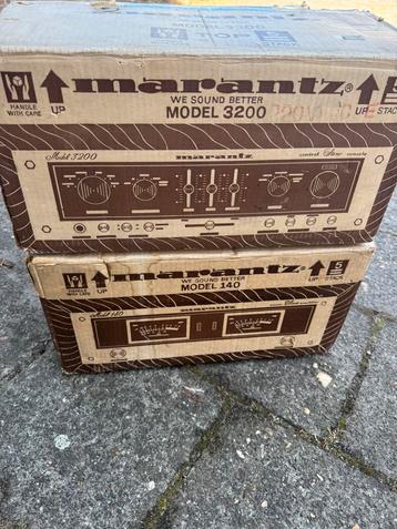 Marantz 140 en 3200 versterkers als nieuw in doos beschikbaar voor biedingen