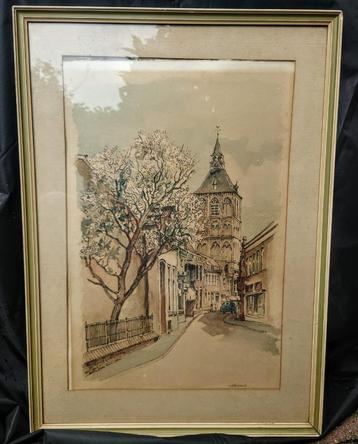 ~1950 St. Plichelmuskerk te Oldenzaal, ges Hermans, inkt beschikbaar voor biedingen