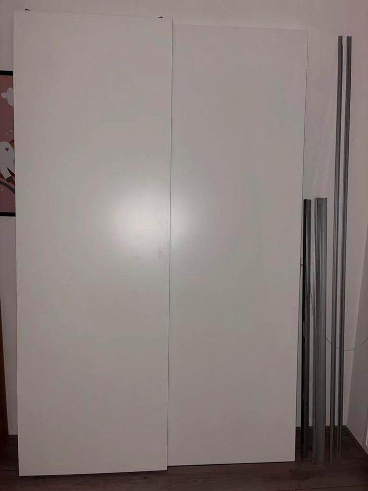 Pax Schuifdeuren Wit - Complete Set, Huis en Inrichting, Kasten | Kledingkasten, Gebruikt, 200 cm of meer, 150 tot 200 cm, 50 tot 75 cm