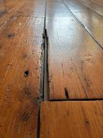 Oude grenen massief houten vloer, Doe-het-zelf en Verbouw, Vloerdelen en Plavuizen, Ophalen, Gebruikt, Hout, Parket