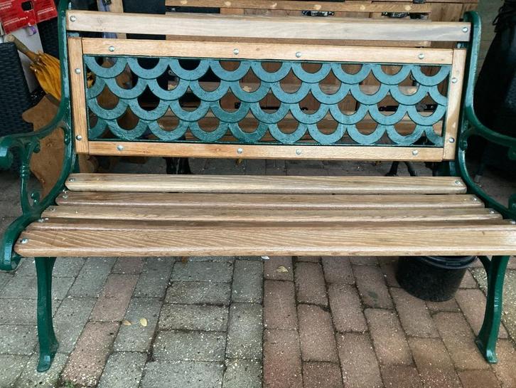 gietijzeren oude tuinbank, Tuin en Terras, Tuinbanken, Zo goed als nieuw, Overige materialen, Ophalen