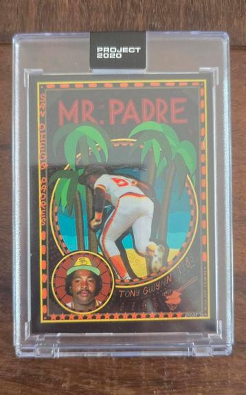 Tony Gwynn Mr. Padre Project 2020 Kaart beschikbaar voor biedingen